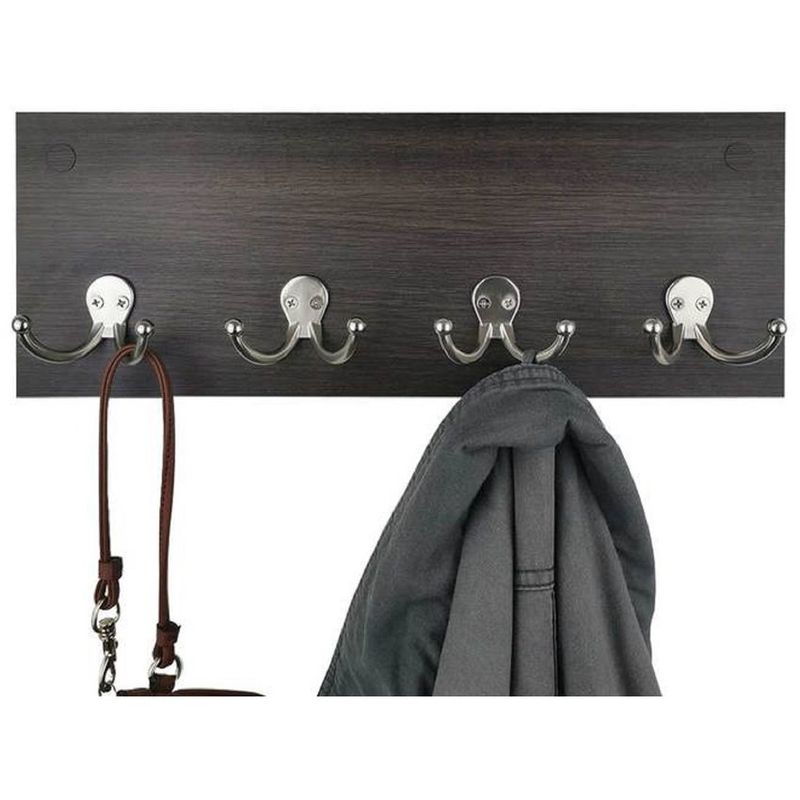 BANZAY - Perchero de Pared 4 Ganchos Dobles - Wuengue