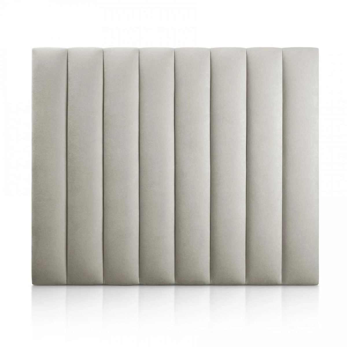 BANZAY - Cabecero Paneles Cama Doble - Gris Plata