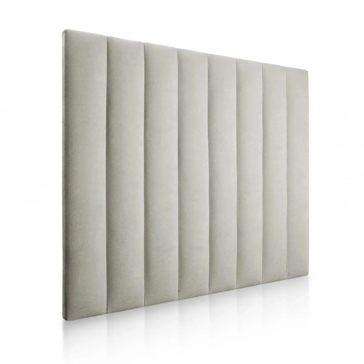 BANZAY - Cabecero Paneles Cama Sencilla - Gris Plata