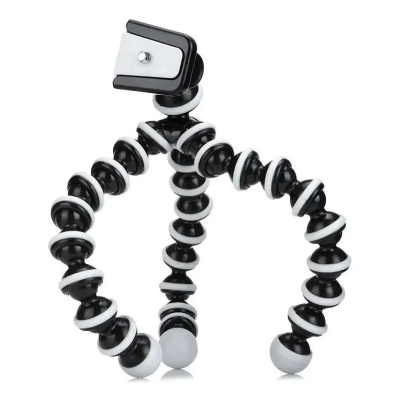 GENERICO - Trípode Flexible Con Soporte Para Camara y Celular Z-02