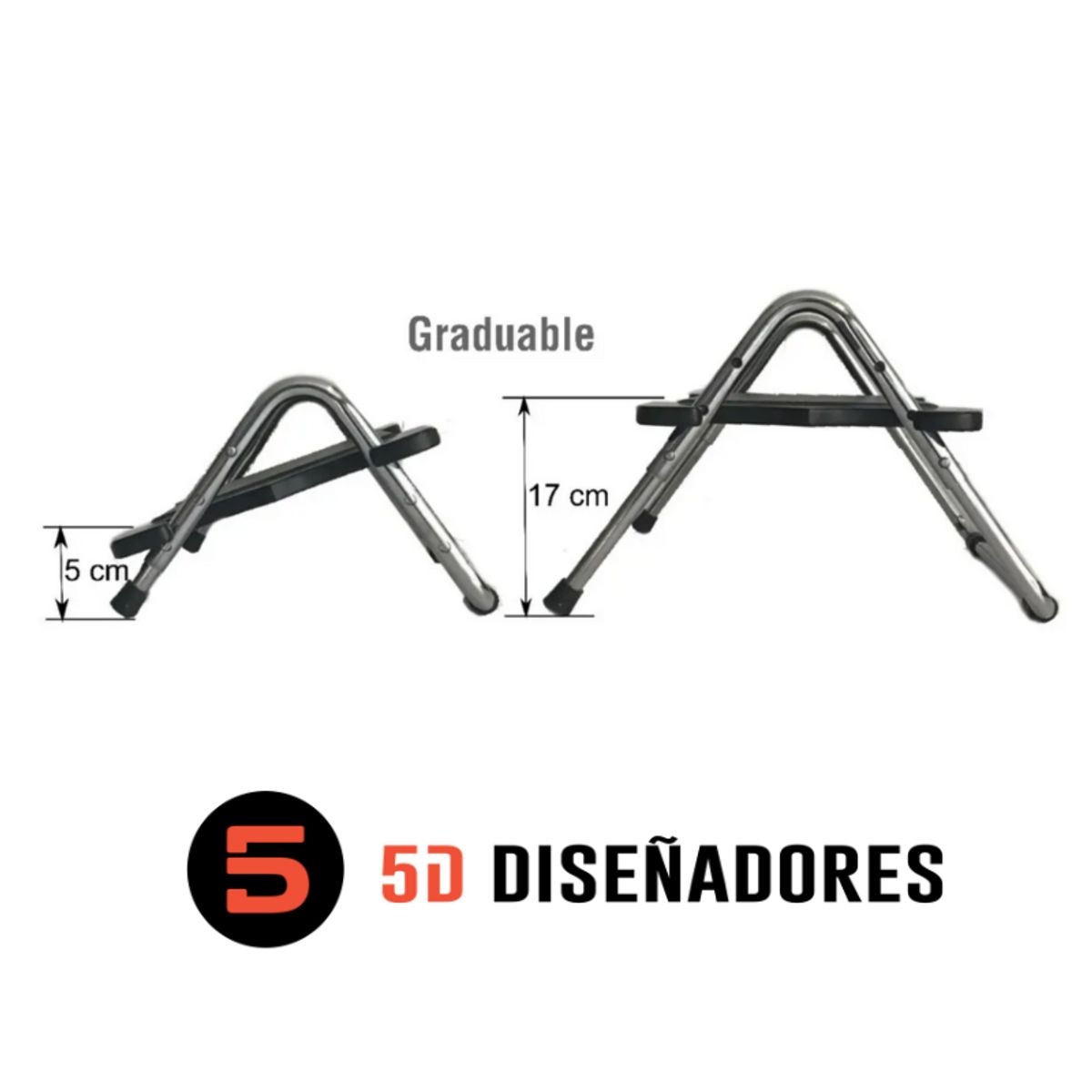 GENERICO - Descansa pies graduable OPTIMO2 Negro