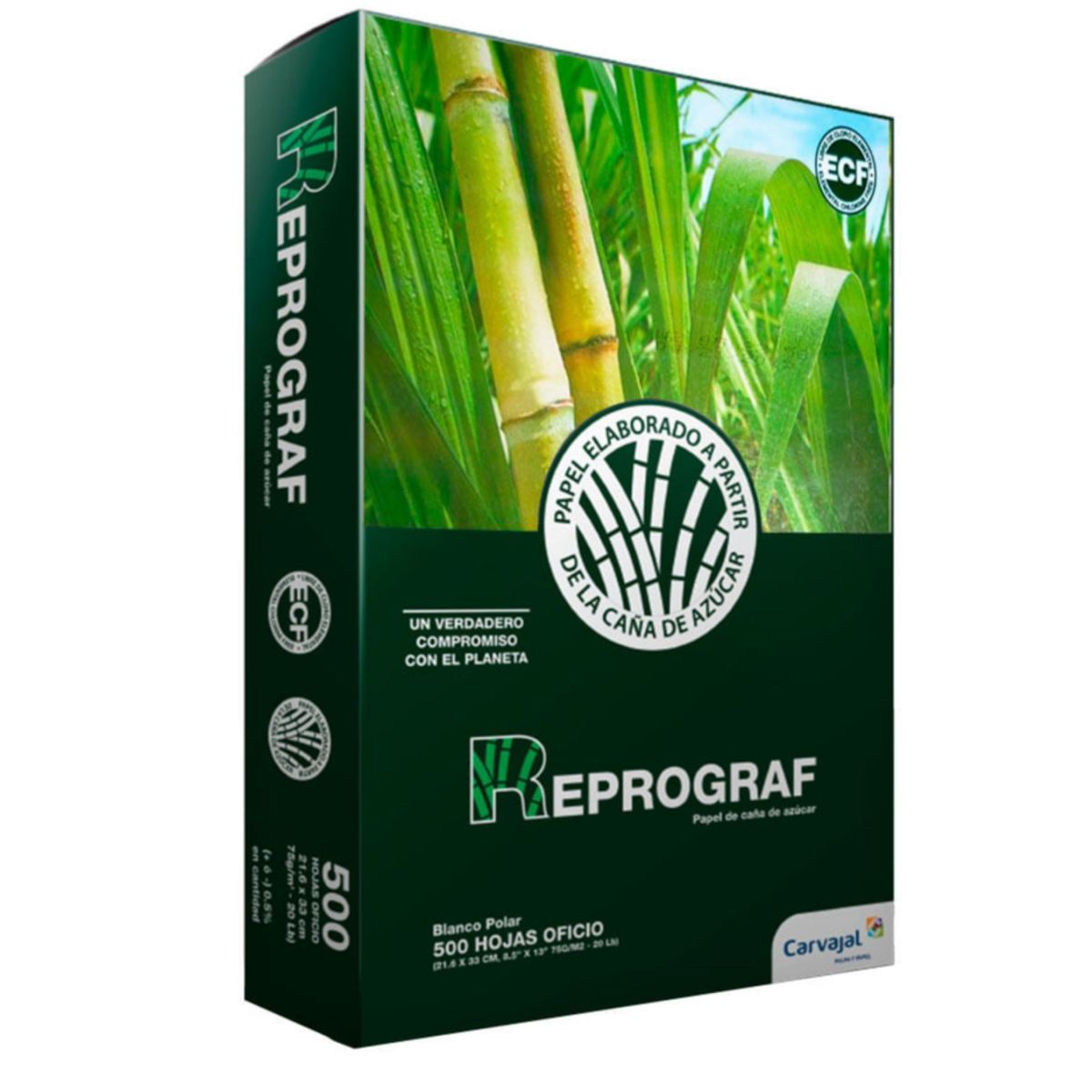 REPROGRAF - Resma Papel Bond 75 Gr. Oficio Reprograf