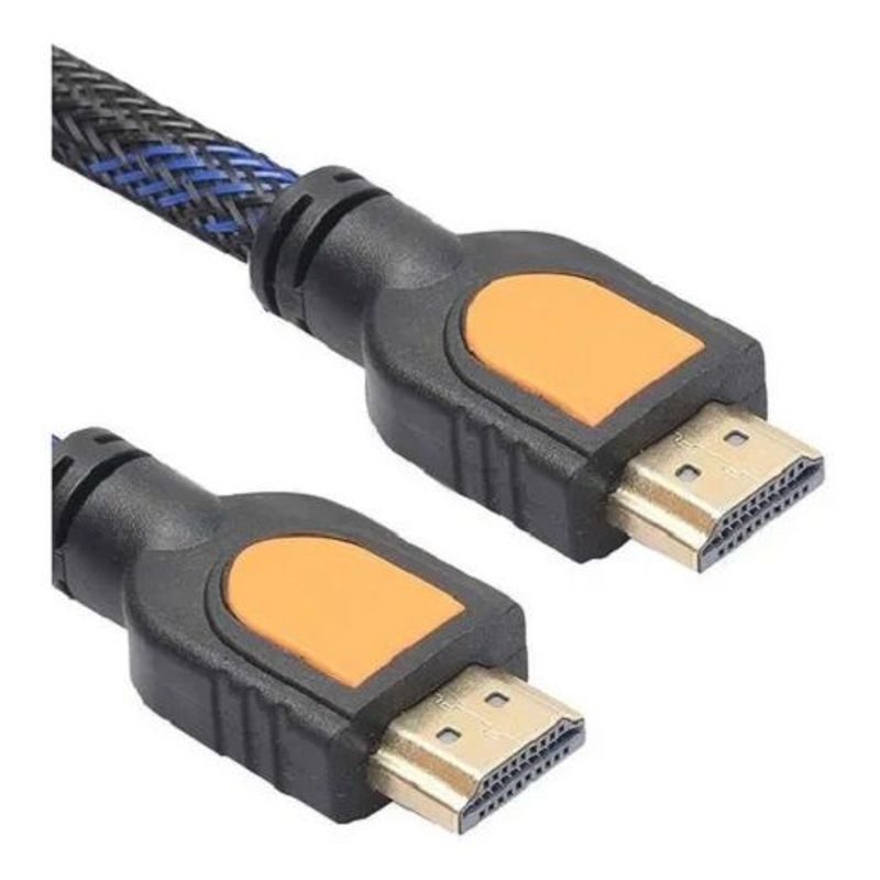 SISDATA - Cable Hdmi 4k 15m Doble Filtro Mallado Punta Dorada