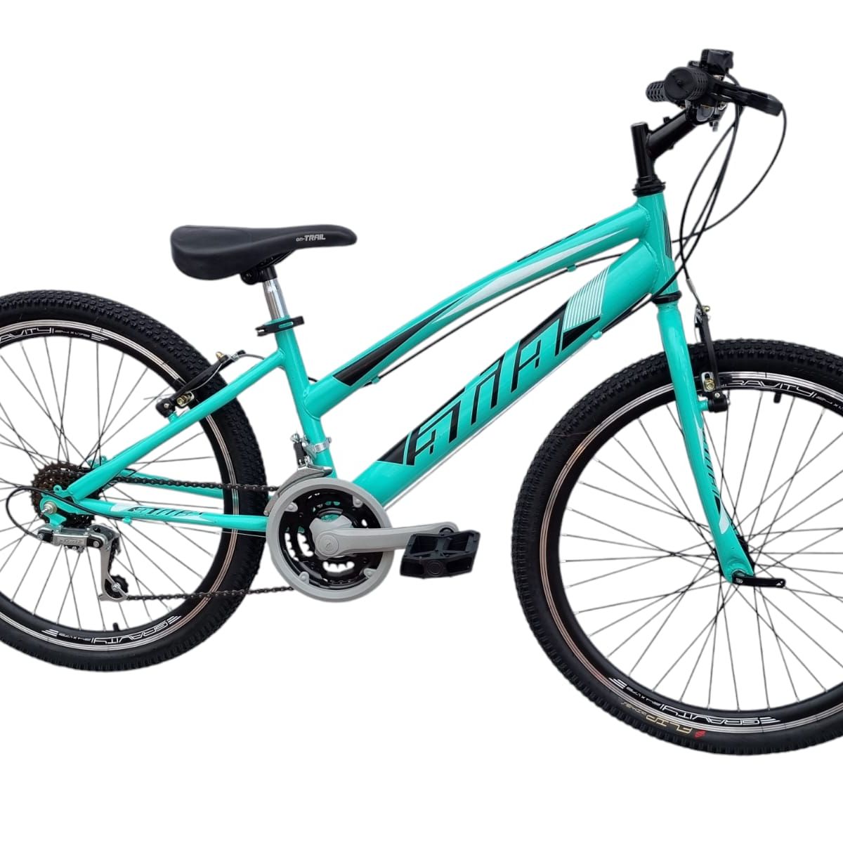 AT AND T - Bicicleta Todo Terreno Atila Rin 24 Aro Doble Pared Aluminio