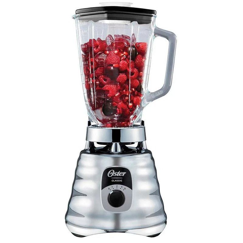 OSTER - Licuadora Clásica 1.25L  3 Velocidades BLST4655 - Cromo