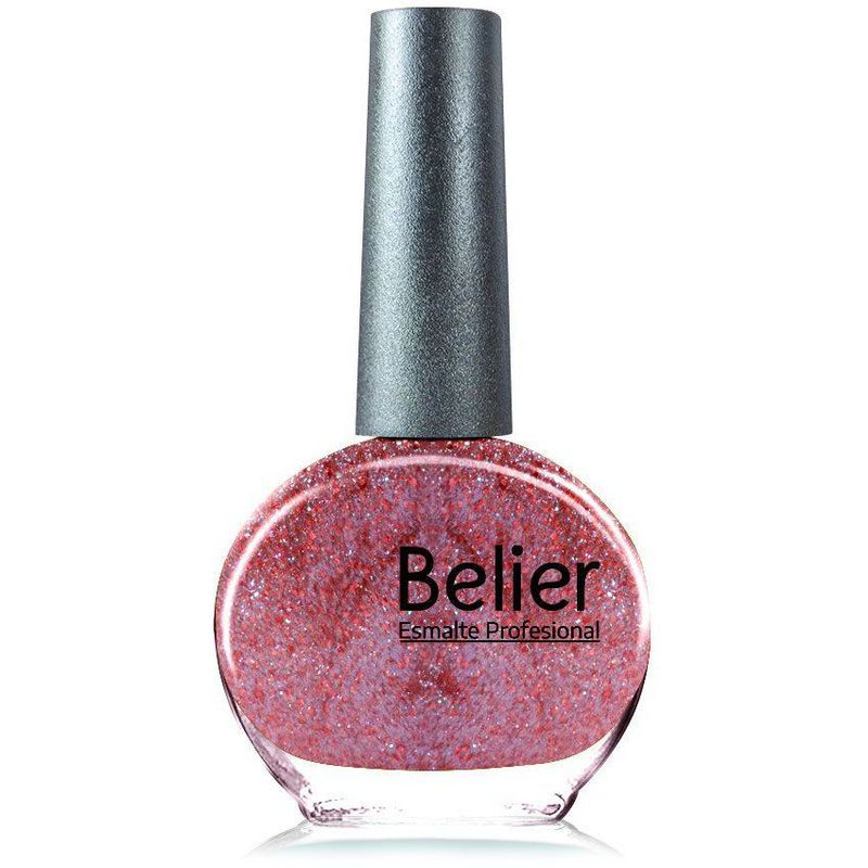 COMESTICOS BELIER - Esmalte belier glitter hot pink 13ml free 21