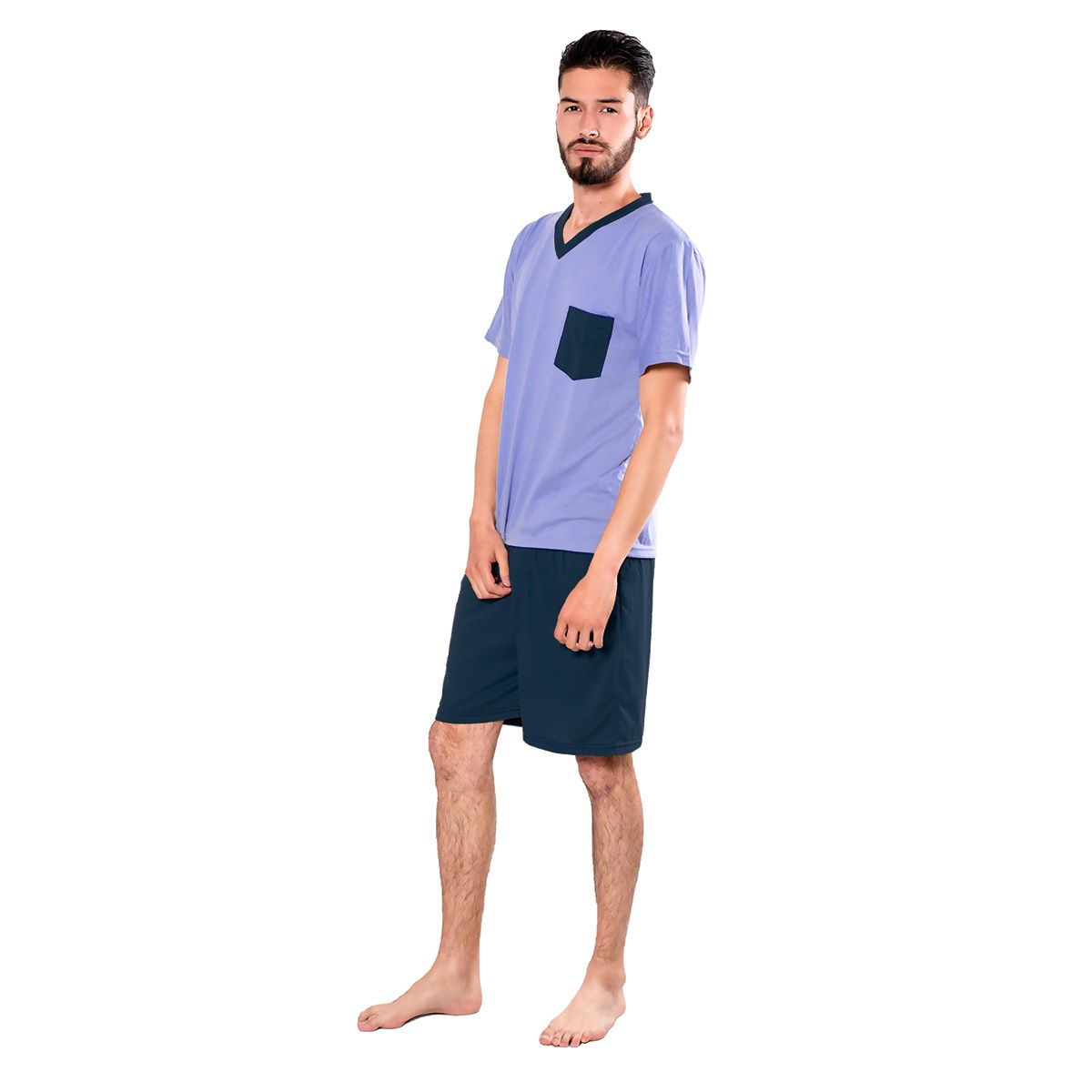 ROMANELLA - Pijama short sebastián romanella - azul