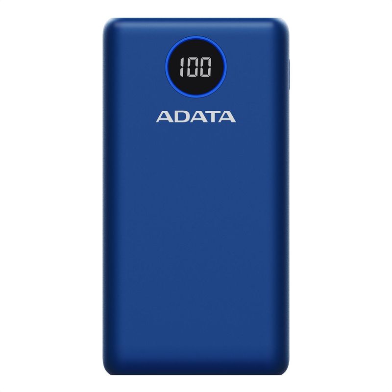 ADATA - Power Bank 20000mah Carga Rápida Qcpd Adata P20000QCD Azul