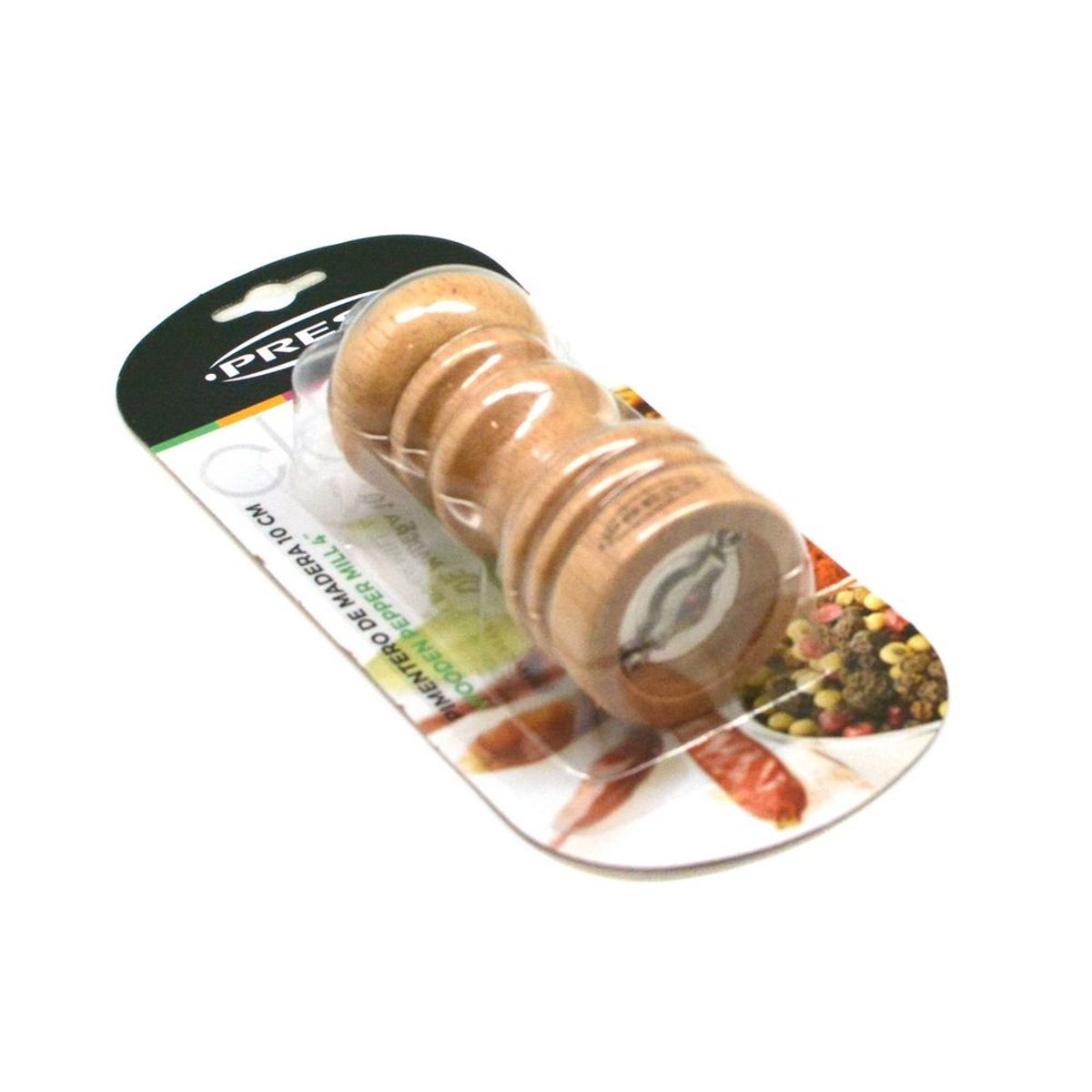 PRESS - Pimentero de Madera Molino Pimienta 10 cm PRESS 76215 - Madera