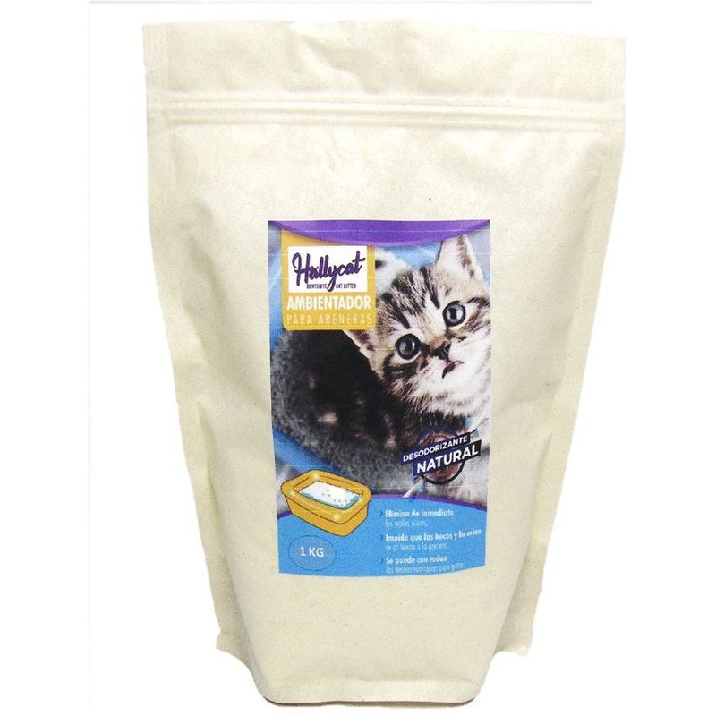 HALLY PET - Desodorizante o ambientador para areneras de gato 1 kg