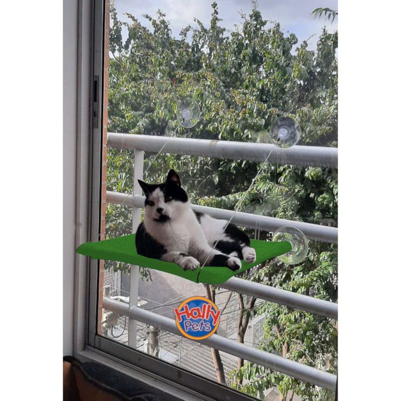 HALLY PET - Cama hamaca para gatos verde
