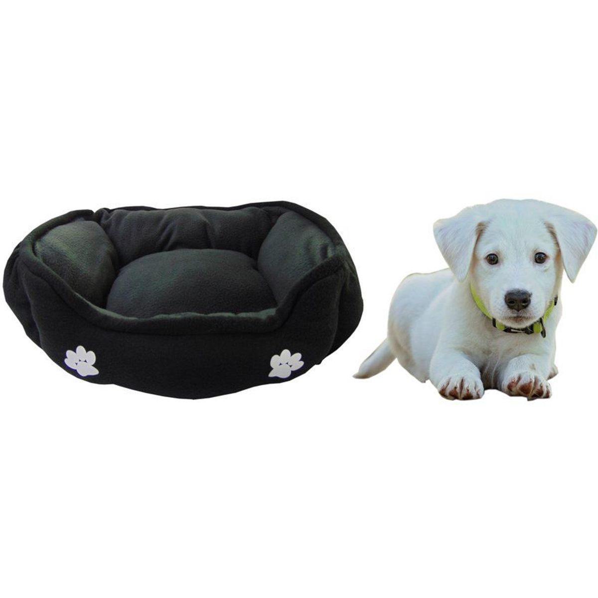 HALLY PET - Cama mediana doble faz para mascota gris