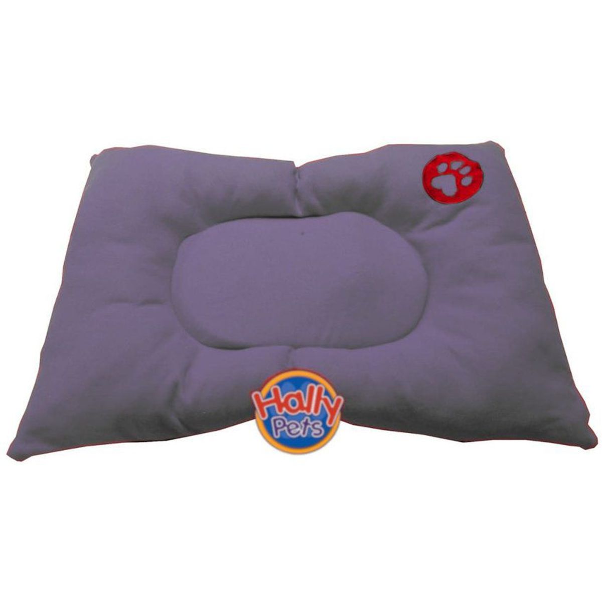 HALLY PET - Colchón premium pequeño huella bordada para mascota