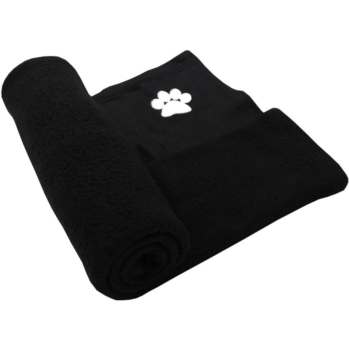 HALLY PET - Una cobija térmica grande 120 cm x 70 cm negro