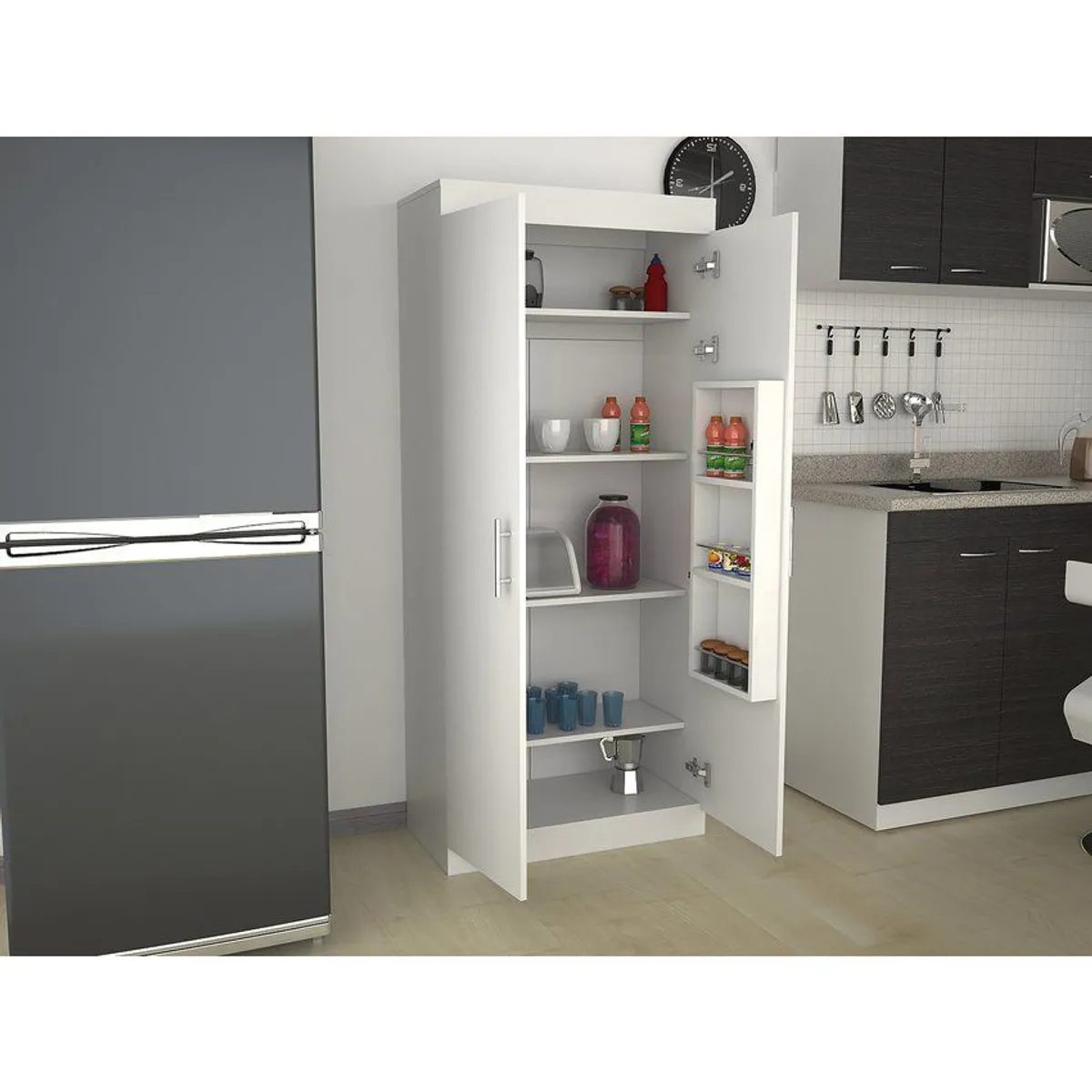 RTA DESIGN - Modulo para alacena varese 4 entrepaños-blanco