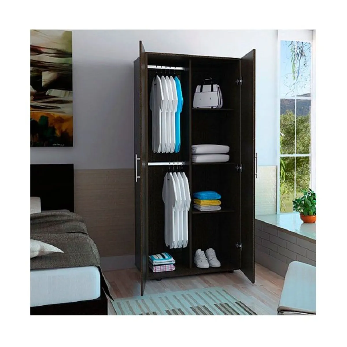 RTA DESIGN - Closet 180cm x 80cm rta design tera clw 2208 wengue