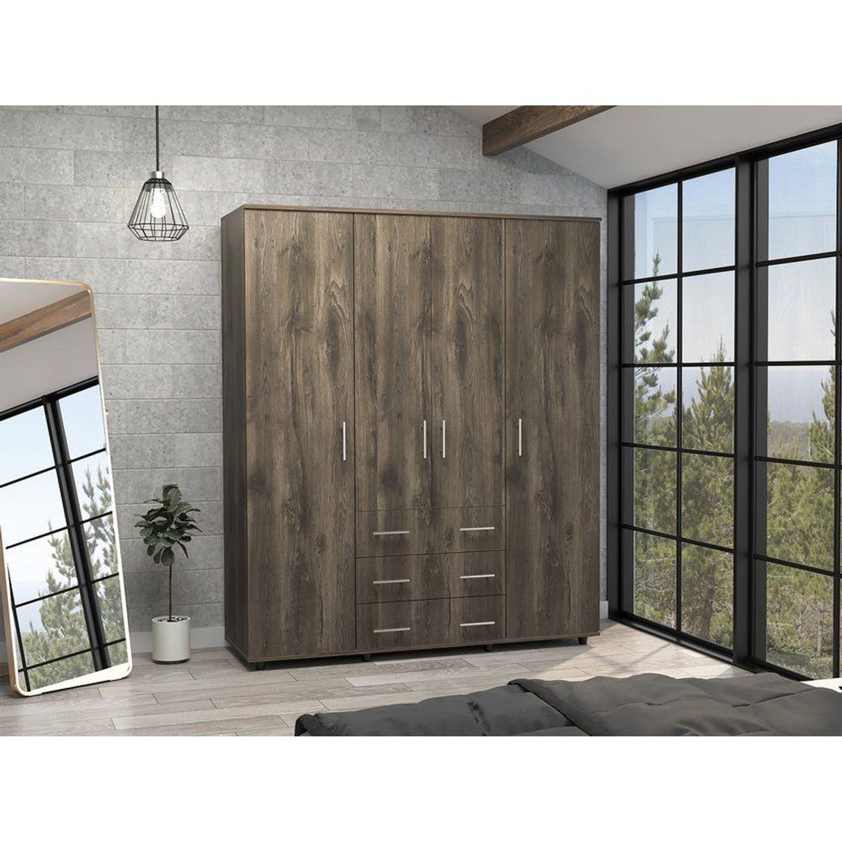 RTA MUEBLES - Closet fontan 179x150x49.3cm bellota rta ccb 7795