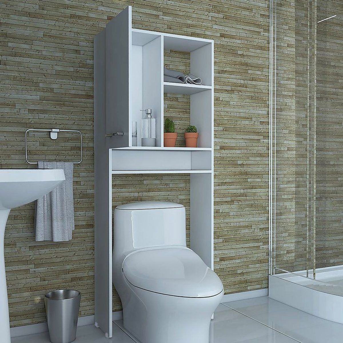 RTA MUEBLES - Ahorrador de espacio shangai  blanco rta muebles alb 1819