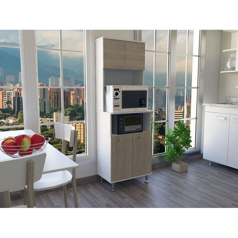 RTA MUEBLES - Mueble alacena fenix  bl/rovere rta muebles alr 2764