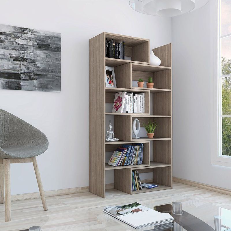 RTA MUEBLES - Biblioteca office 10 miel rta muebles blm 3303