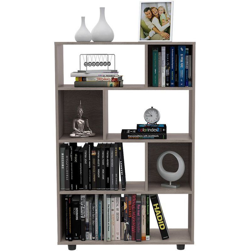 RTA MUEBLES - Biblioteca office 8 ceniza rta muebles blz 3299