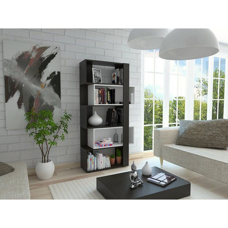 RTA DESIGN - Biblioteca beijin  rta muebles  blw 1245 wengue - blanco