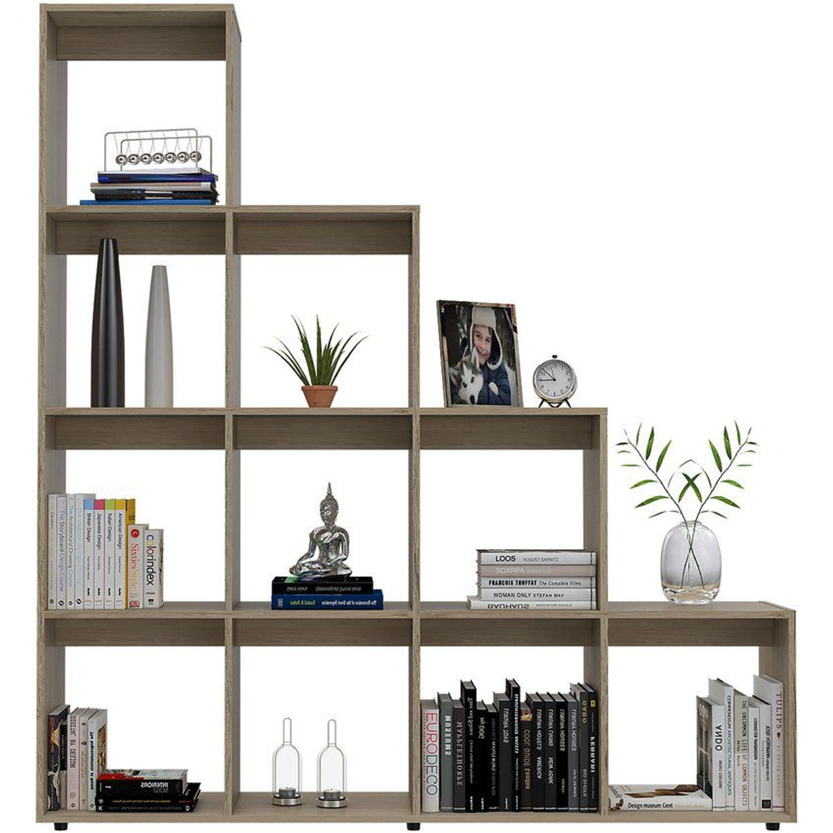 RTA DESIGN - Biblioteca luma escala blr 1856 rovere 170 x 155,1 x 30 rta muebles