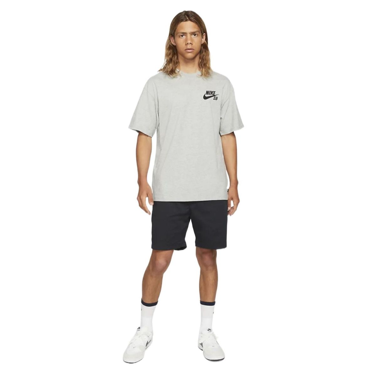 NIKE - CAMISETA NIKE SB TEE LOGO GRIS HOMBRE.