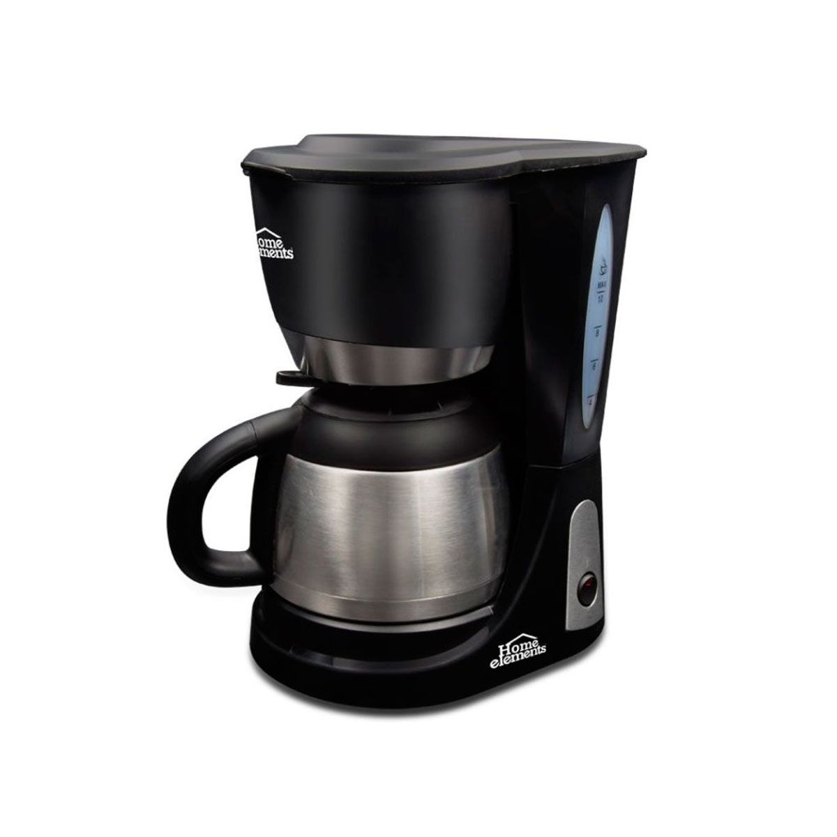 HOME ELEMENTS - Cafetera Eléctrica 10 Tazas Home Elements HECM-7031S Negra