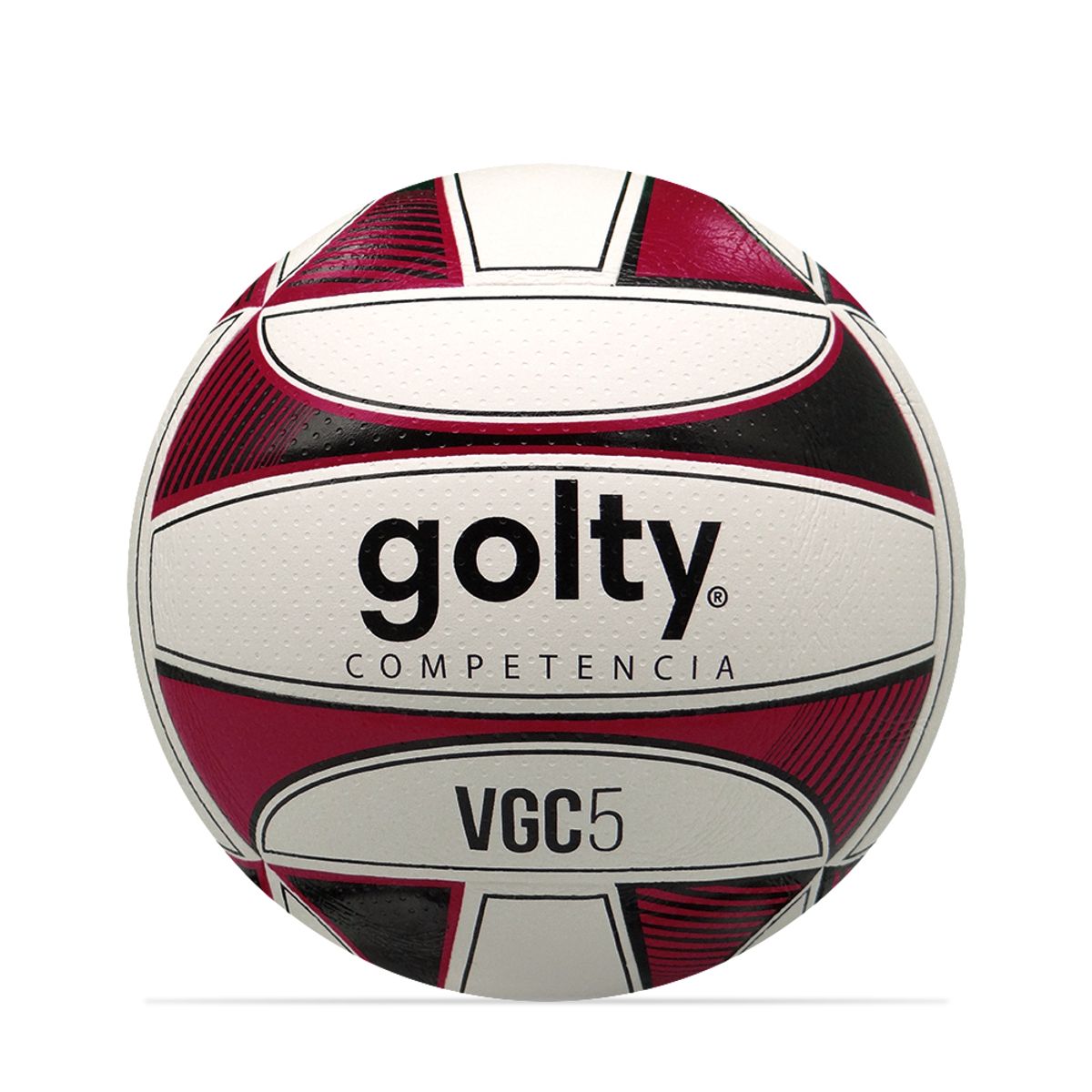 GOLTY - Balón Voleibol Golty Competencia Vgc5 No.5-Negro/Rojo