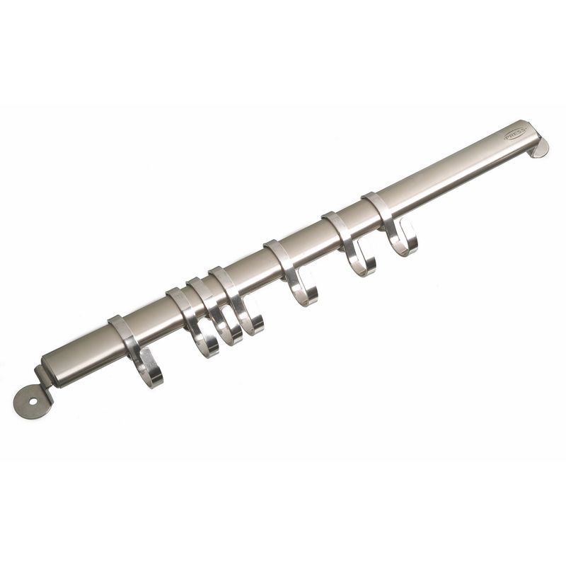 PRESS - Colgador De Utensilios Cocina Barra Colgar en Acero PRESS 86315 - Gris