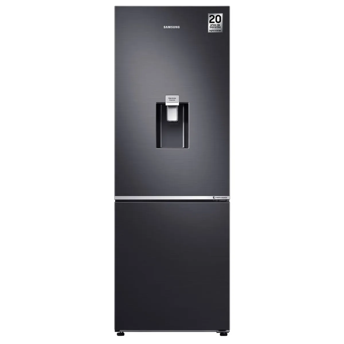 SAMSUNG - Nevera samsung 313 lt  tipo europea negra RB30N4160B1/CO