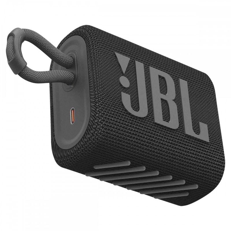 JBL - Parlante bluetooth JBL Go 3 5h resiste agua - Negro