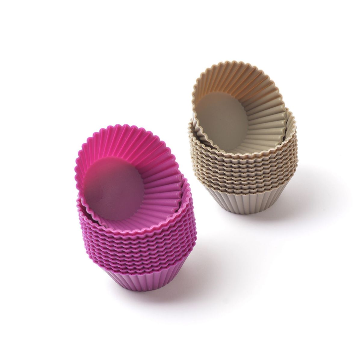 PRESS - Capacillos Silicona para Mini Muffin Set 24 Und PRESS 77232 Morado
