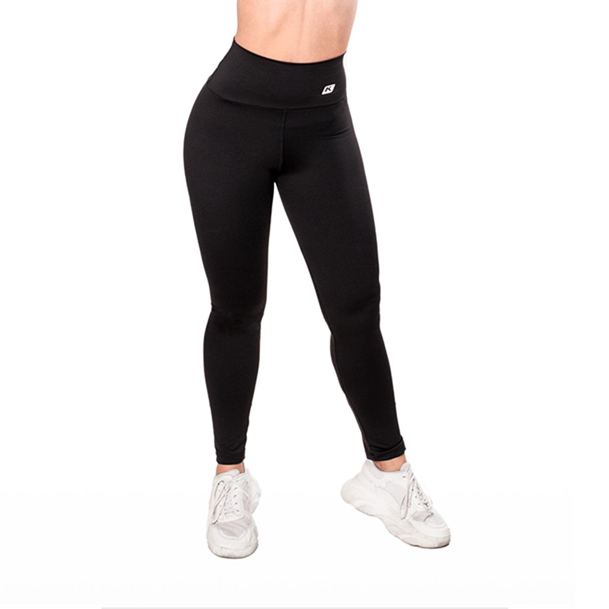 KRUNNER - Leggings deportivo Krunner para mujer Pretina alta 12 - Negro.