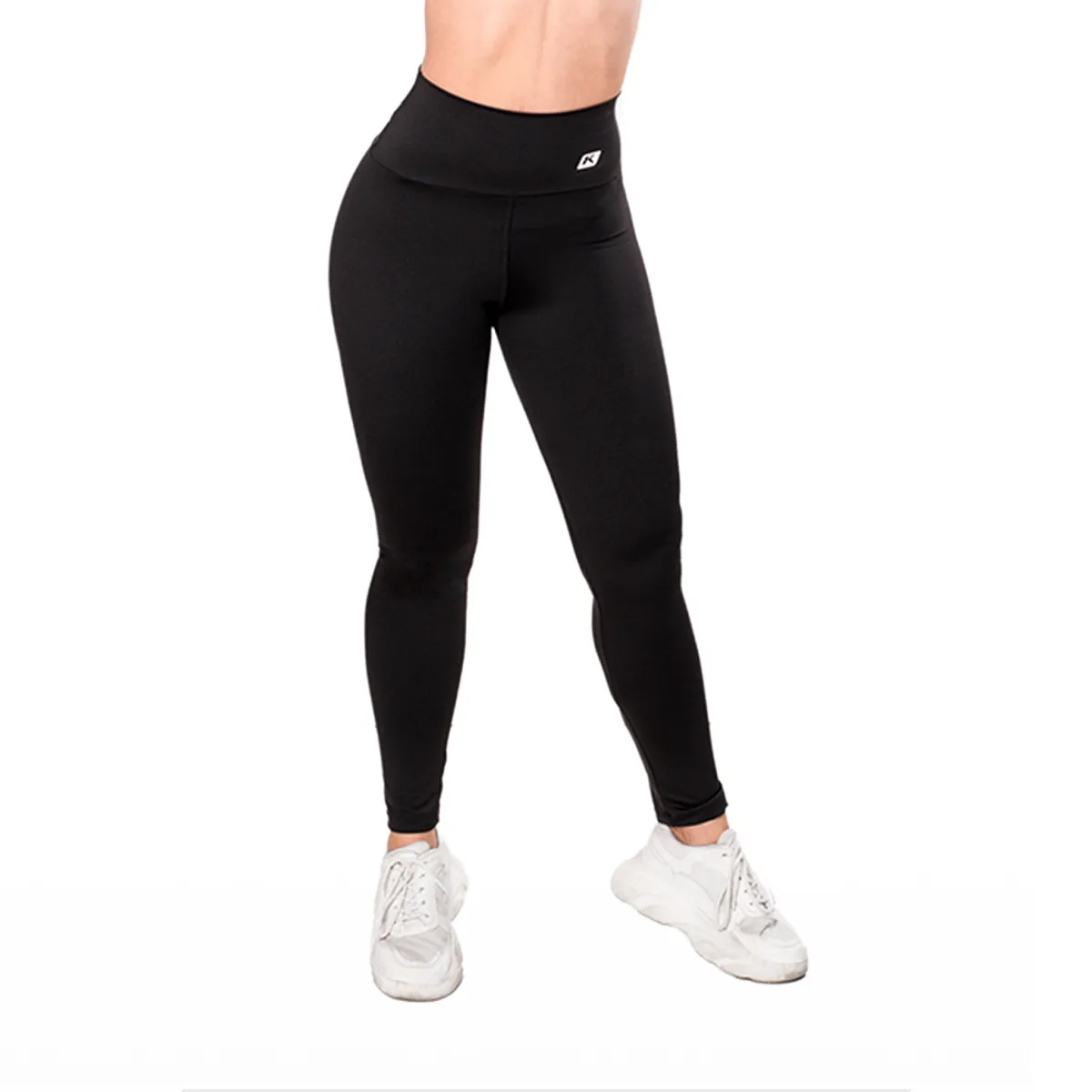 KRUNNER - Leggings deportivo Krunner para mujer Pretina alta 12 - Negro.