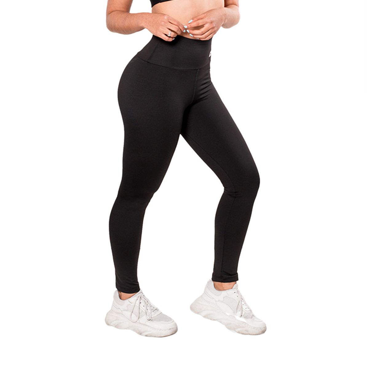 KRUNNER - Leggings deportivo Krunner para mujer Pretina alta 12 - Negro.
