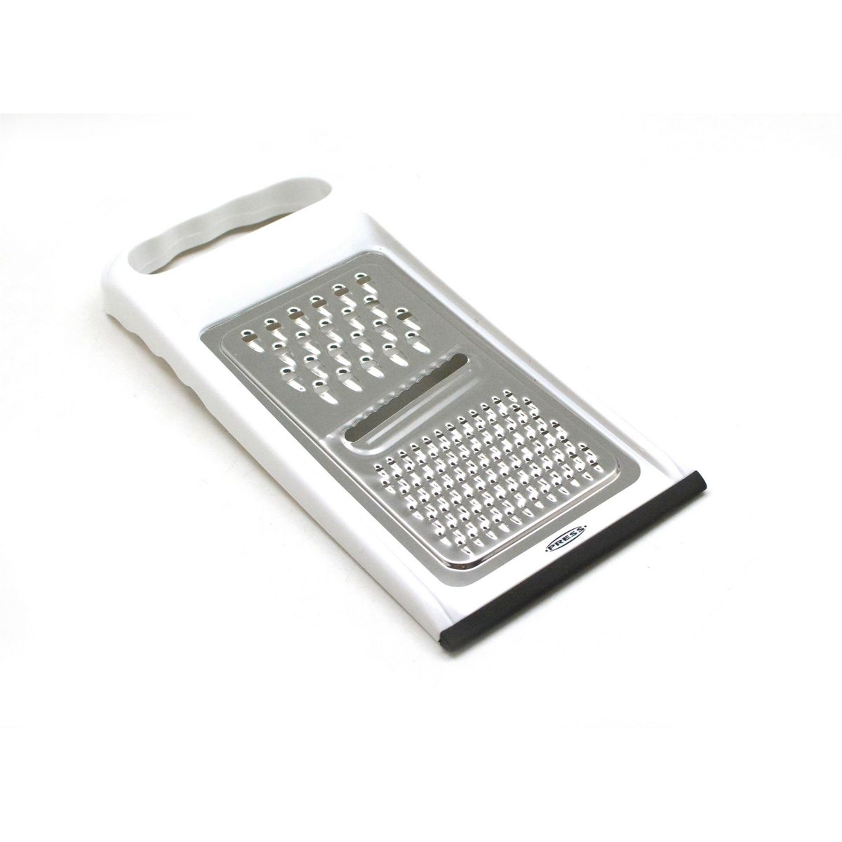 PRESS - Rallador de Cocina Plano Rallo en Acero Inox PRESS 76502 - Blanco