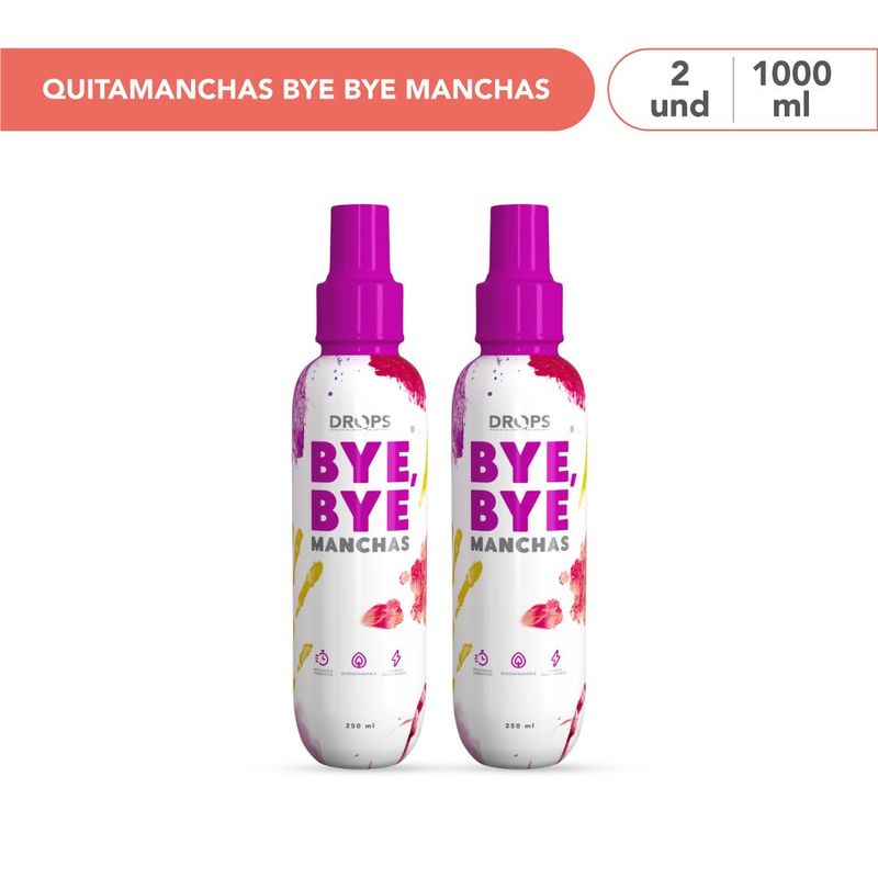 DROPS - Bye Bye Quitamanchas Drops X2-