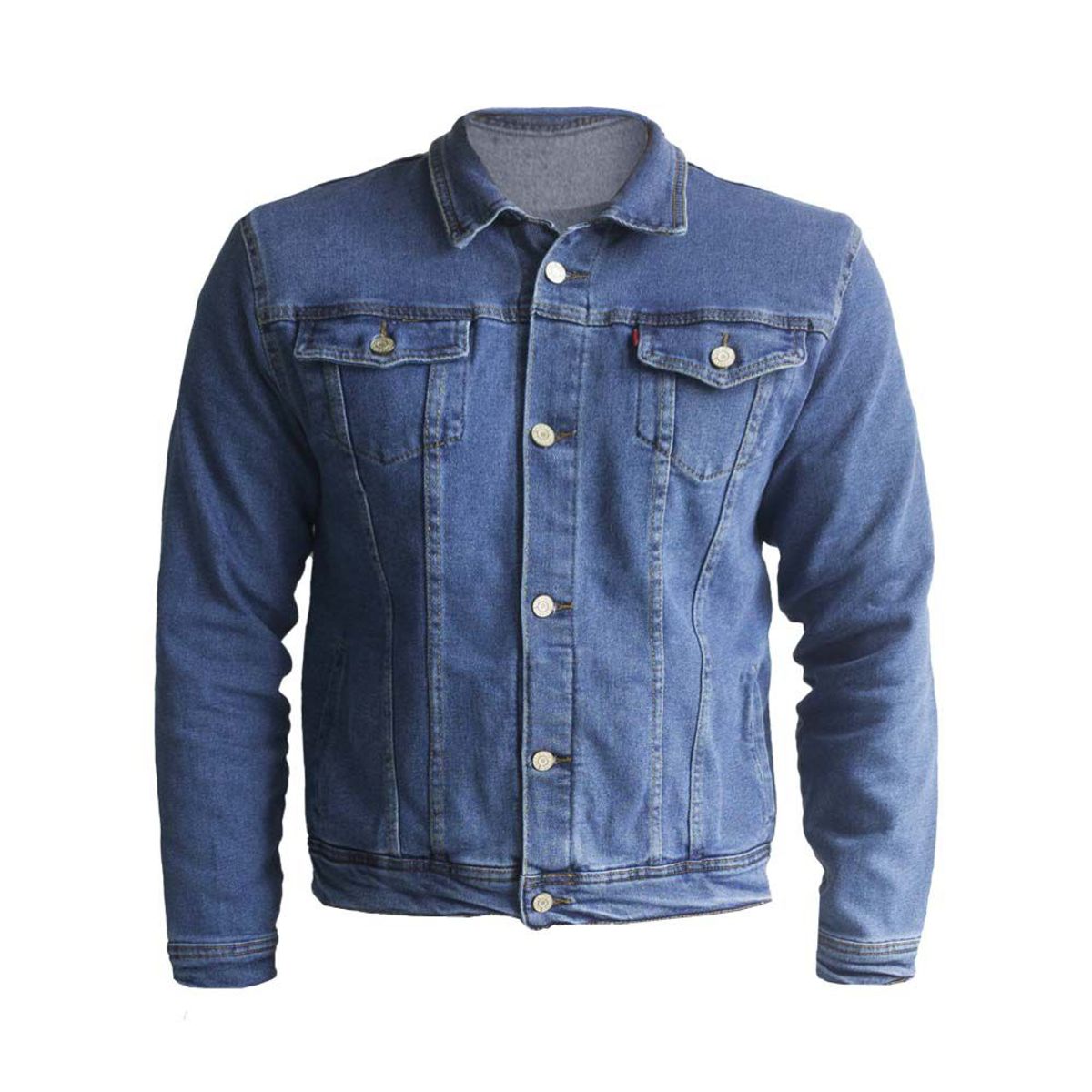 SYK - Chaqueta De Jean Para Hombre Clásica.