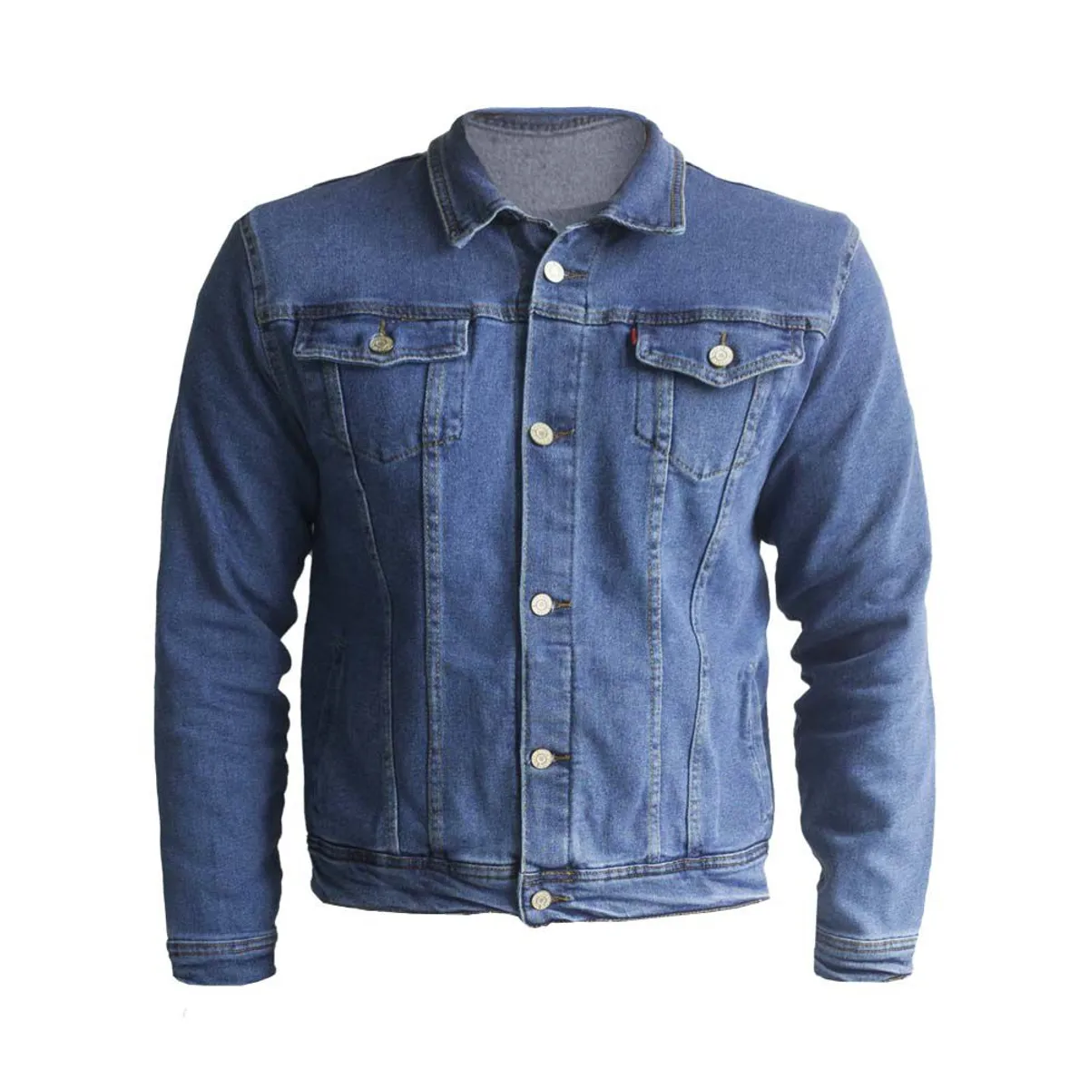 SYK - Chaqueta De Jean Para Hombre Clásica.