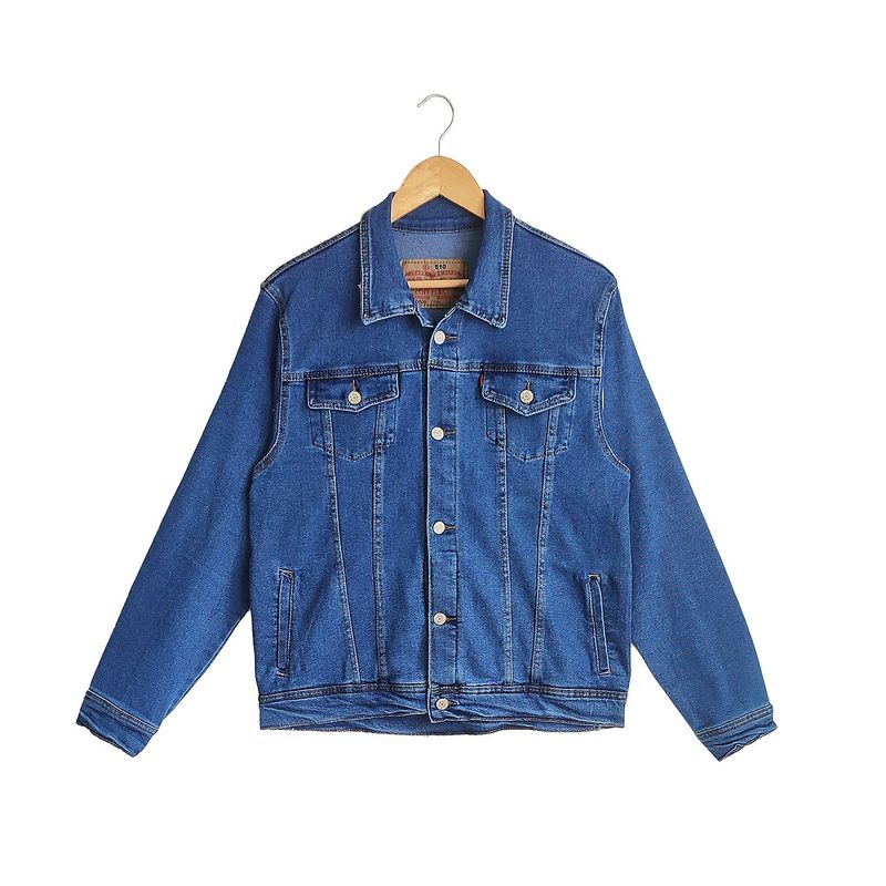 SYK - Chaqueta De Jean Para Hombre.