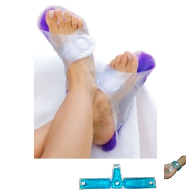 GENERICO - Sandalias para frio - Calor par terapeuticas crioterapia