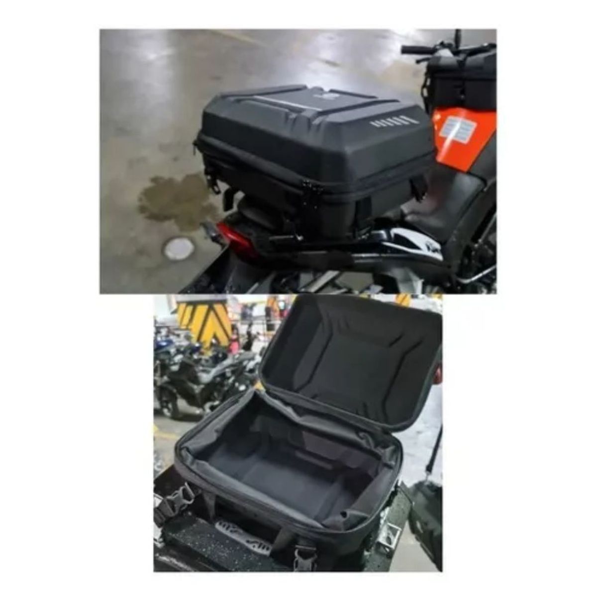 SHENGKE - Maletero Baul Parrilla Multifuncion Alforjas De Moto