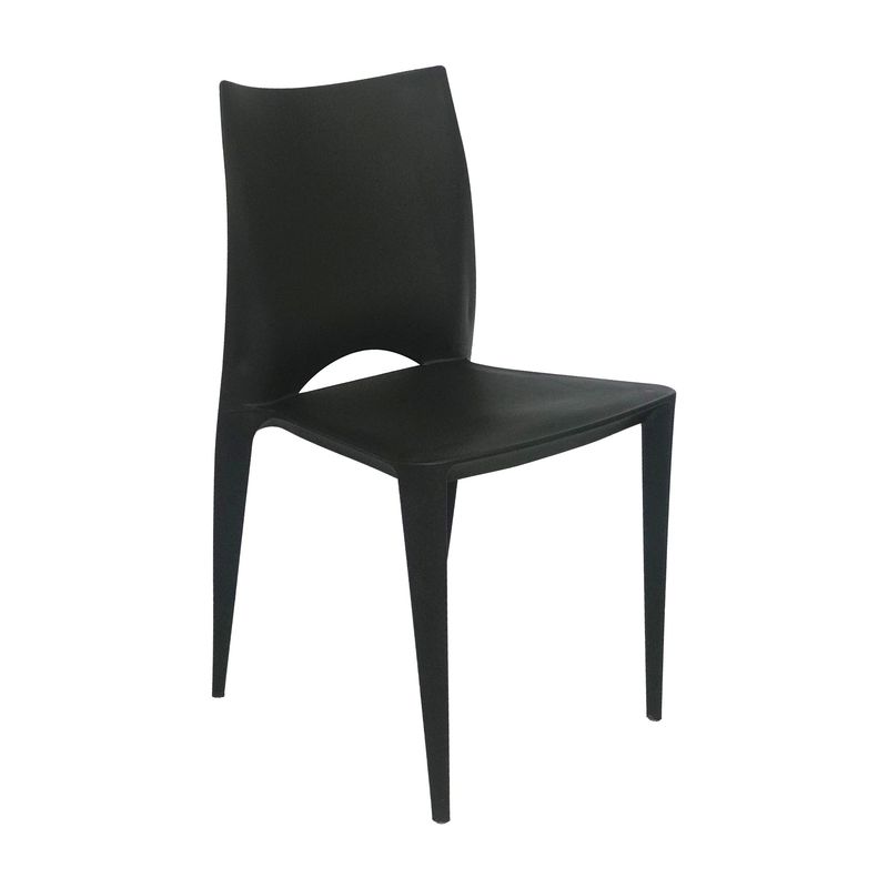 BOXBIT - Silla Zoé comedor jardín Negra