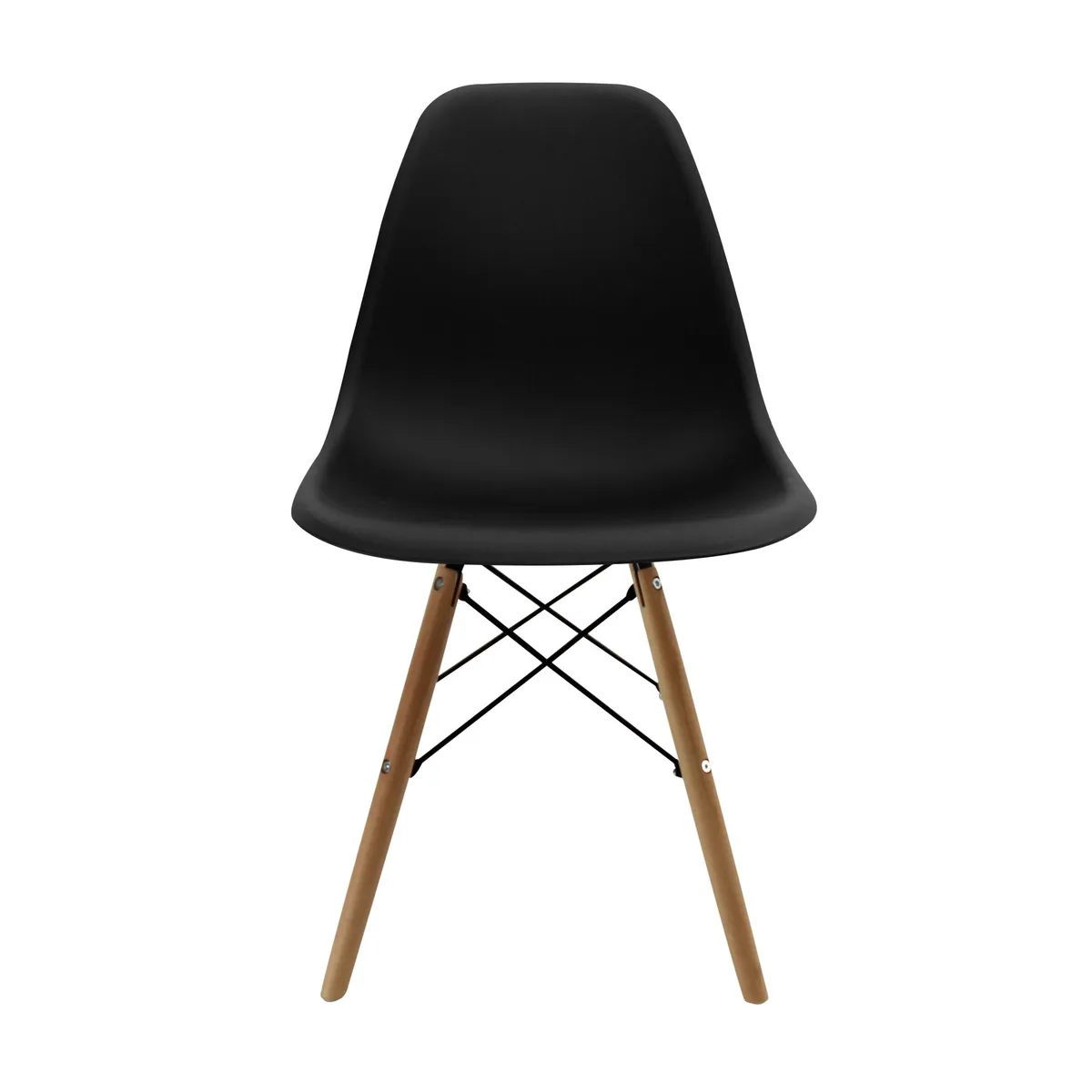 BOXBIT - Kit x2 Sillas DKR Tipo Eames Negras