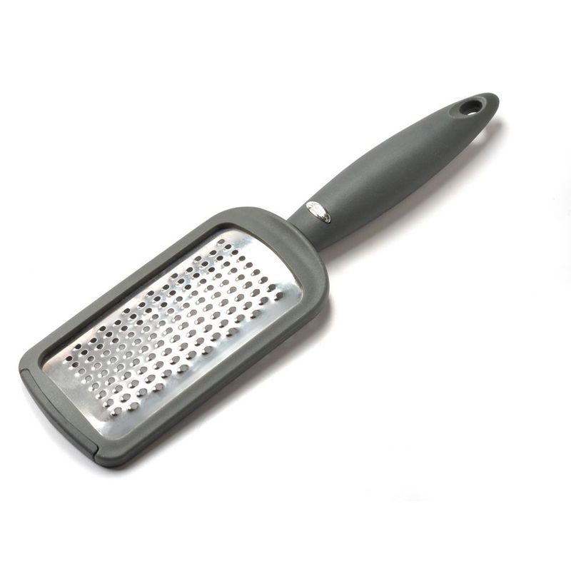 PRESS - Rallador De Cocina Plano Rallo de Cocina Acero Inox PRESS 86210 - Gris