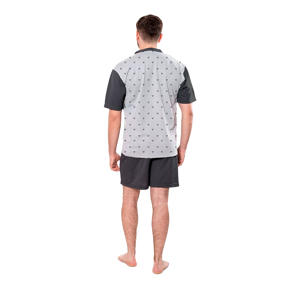 ROMANELLA - Pijama Zeus cc de Short para hombre Abierta Romanella - Gris