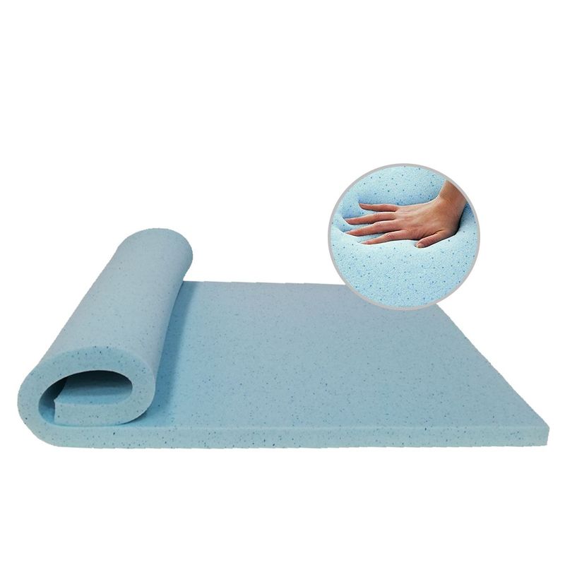 GENERICO - Sobrecolchón viscoelastica Memory GEL microperlas de Gel King Size