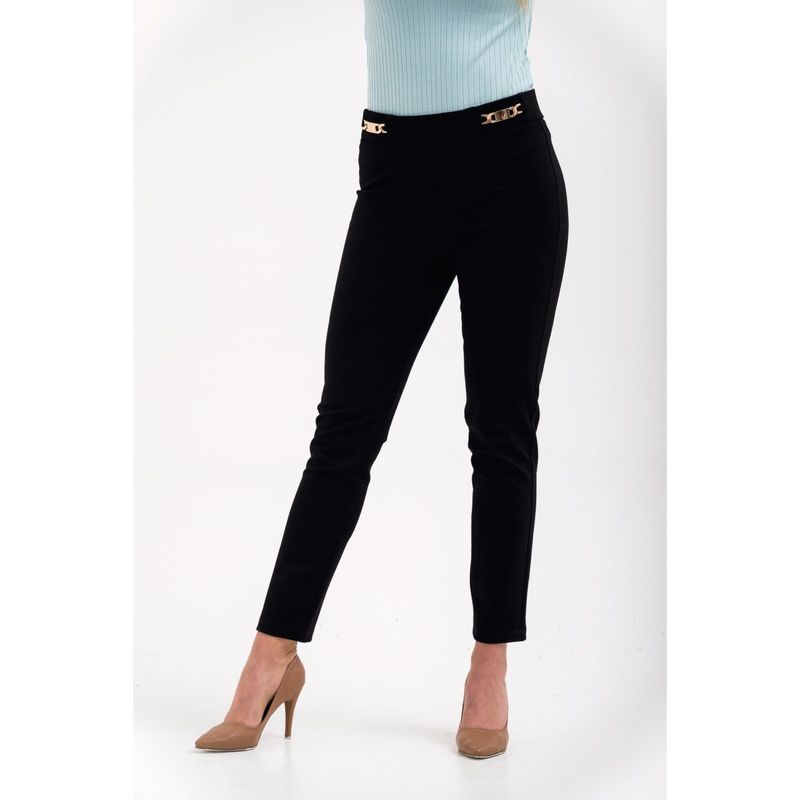 L Y H - Leggins Para Mujer  Negro Marca L&H